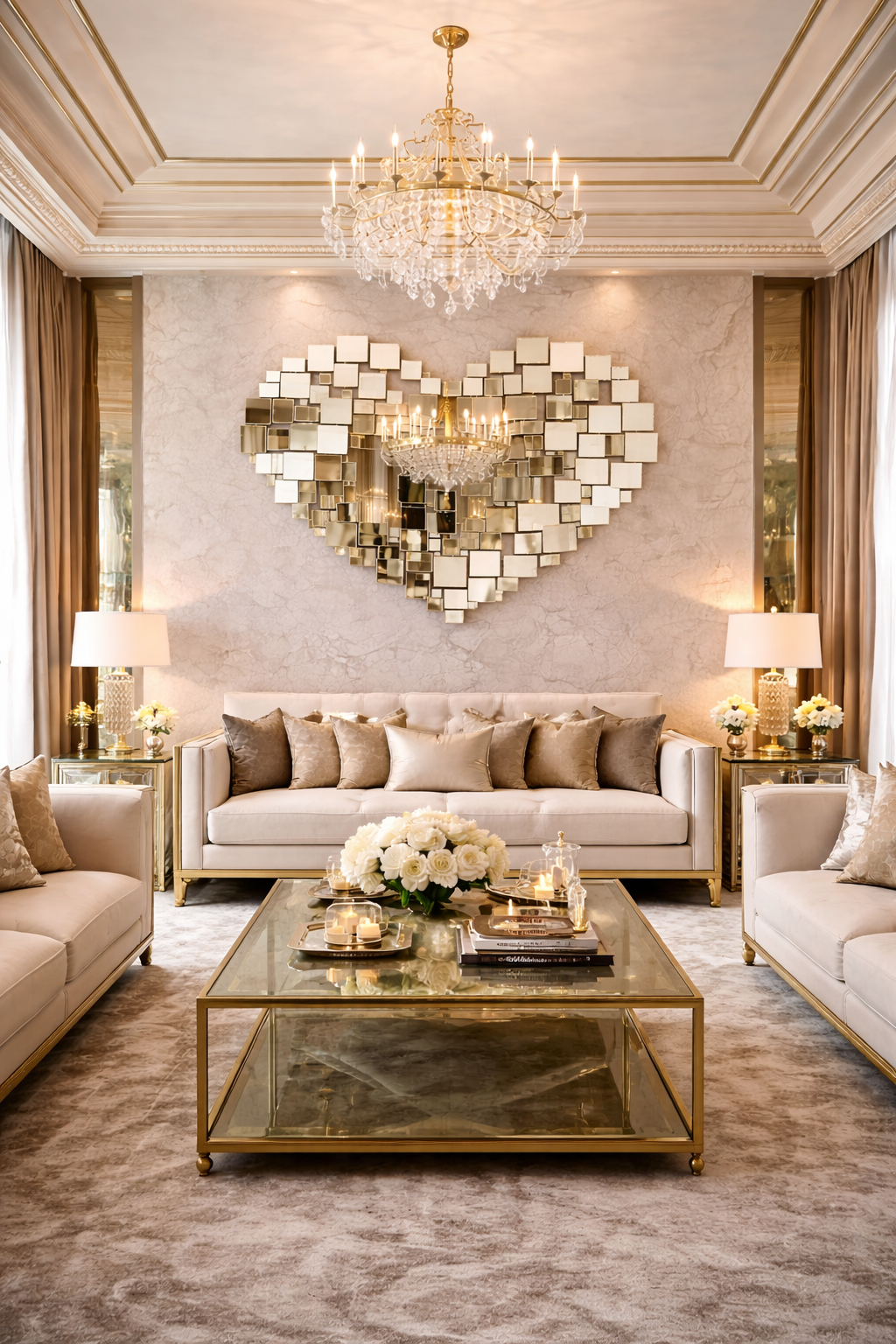 Crystal Heart Serenity Mirror thumbnail